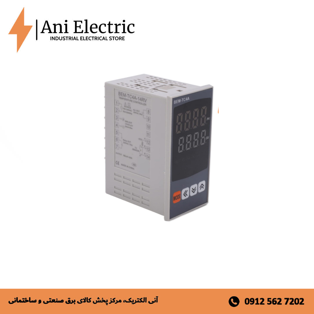 ترموستات TC4A-14RV برمه طرح اتونیکس